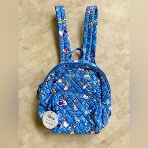 Vera Bradley Disney Cinderella Paisley Friends Mini Backpack Quilted NWT Rare